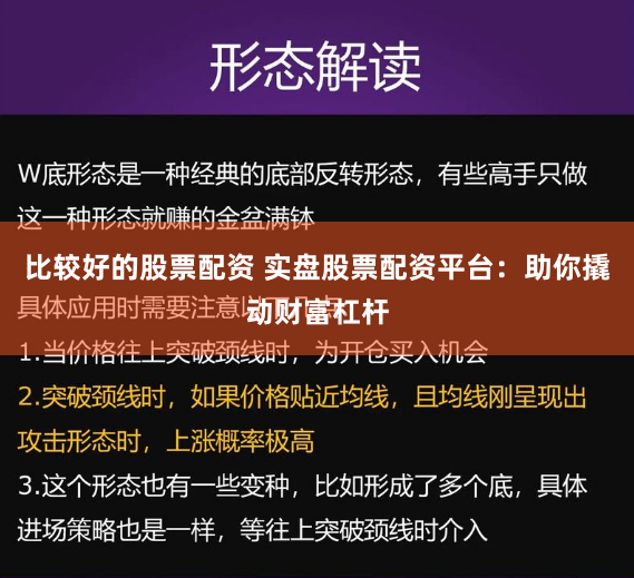 比较好的股票配资 实盘股票配资平台：助你撬动财富杠杆